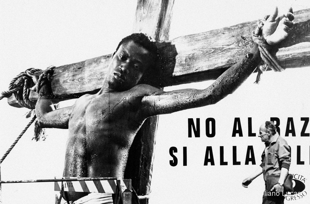 Pubblicità progresso contro il razzismo, Milano, 1989