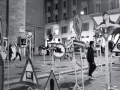Istallazione d'arte in via Sparano, Bari, ottobre 2009