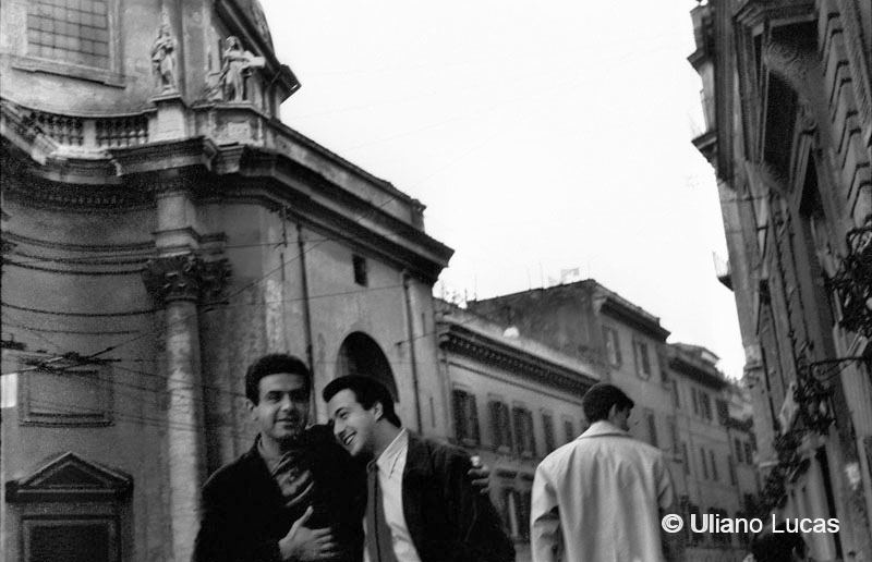 Il pittore Tano Festa, Roma, 1962 c.