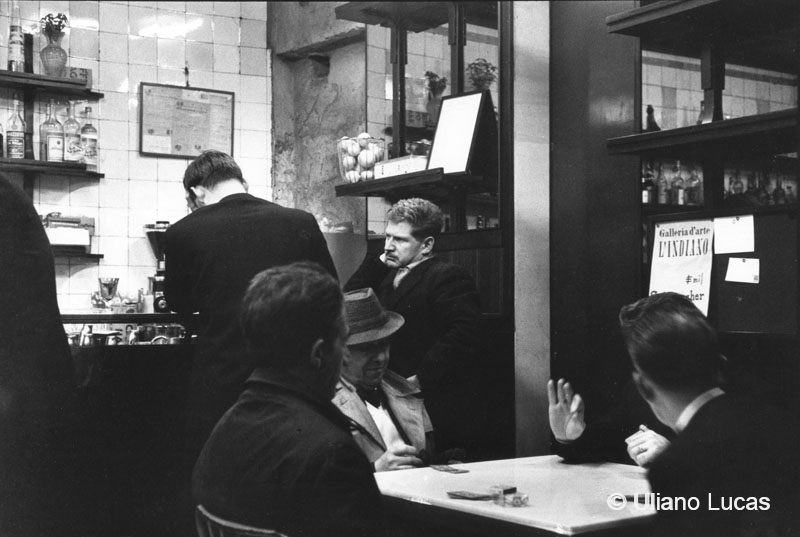 Al bar Giamaica, Milano, 1965