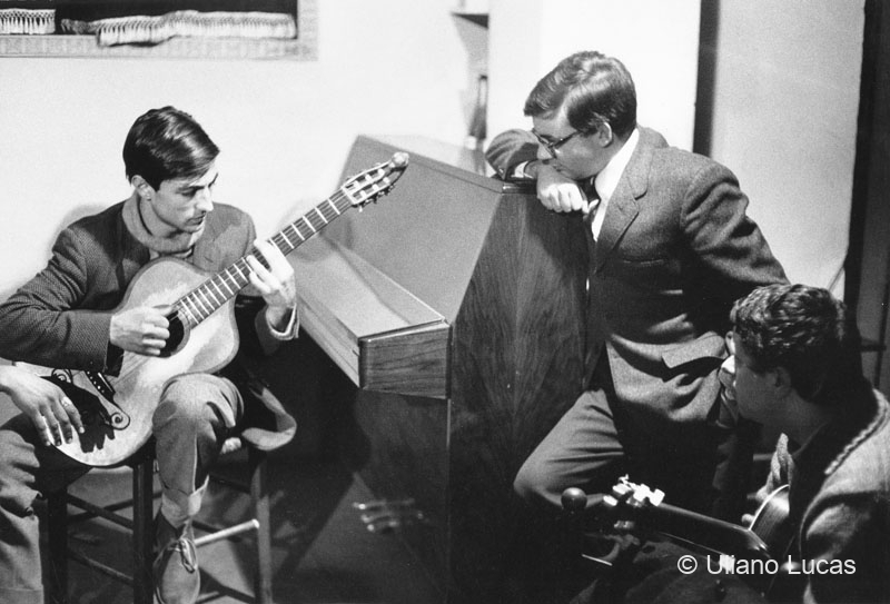 Paolo Ciarchi, Cochi Ponzoni e Lino Toffolo al Cab 64, Milano, 1966
