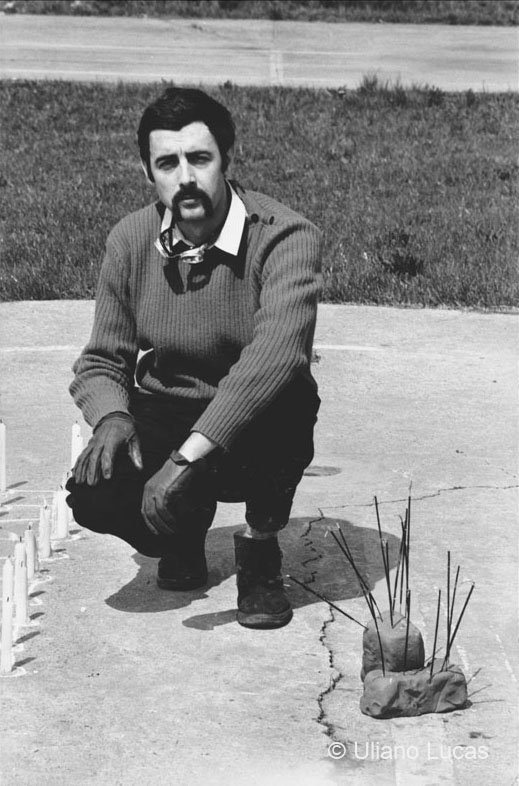 Performance di Gianni Emilio Simonetti, Milano, 1969