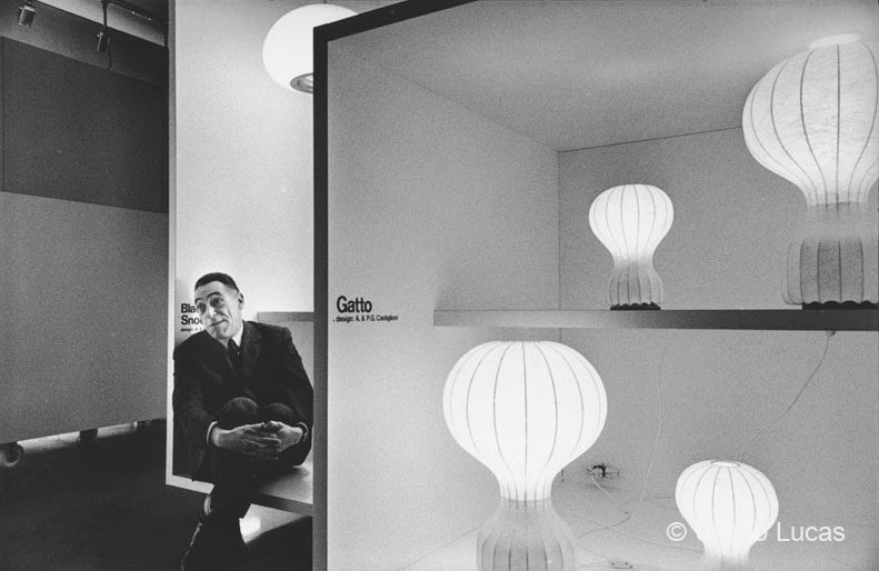 L'architetto e designer Achille Castiglioni, Milano, 5 febbraio 1969