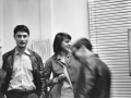 Il gruppo Miorama (composto da Gianni Colombo, Grazia Varisco, Giovanni Anceschi) alla galleria d'arte Pater, Milano, ottobre 1961
