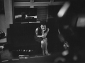 Cena a casa della fotografa Maria Vittoria Mussolini Backhaus, Milano, 1962