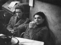 Il fotografo Carlo Orsi al bar Giamaica, Milano, 1965