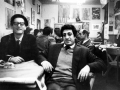 Il pittore Giorgio Chiarini Boddi al bar Gabriele di via Mercato, Milano, 1963 c.