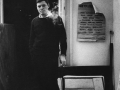 Il pittore Franco Angeli nel suo studio, Roma, 1963