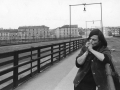 Il cantante rock francesce Jean Tchec¨° al quartiere Isola di Milano, 1966