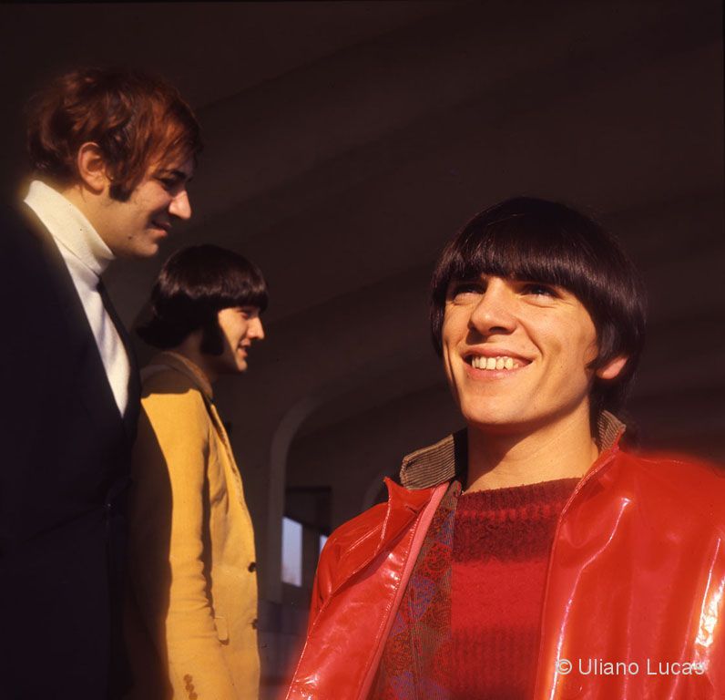 The rock group I Ribelli (The Rebels), Milan, 1966 c. (On the left Demetrio Stratos)