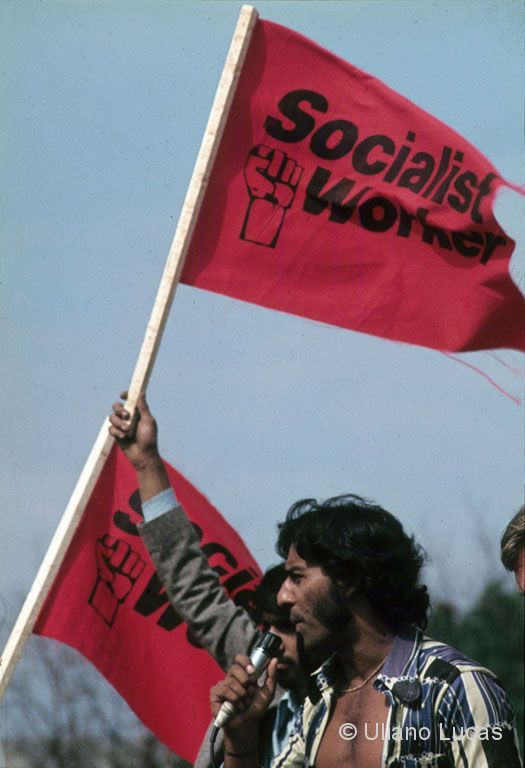 Demonstration against racism in Hyde Park, organized by Socialist Worker, London, 1976
