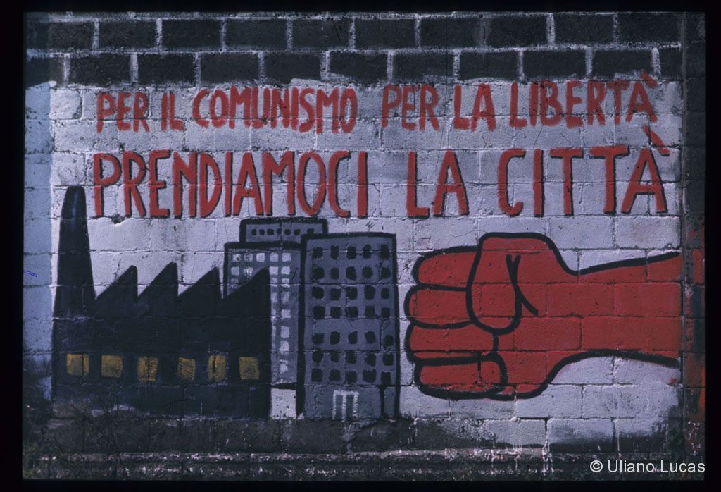 Murales in via Cavallotti, Sesto San Giovanni (Milano), 1969