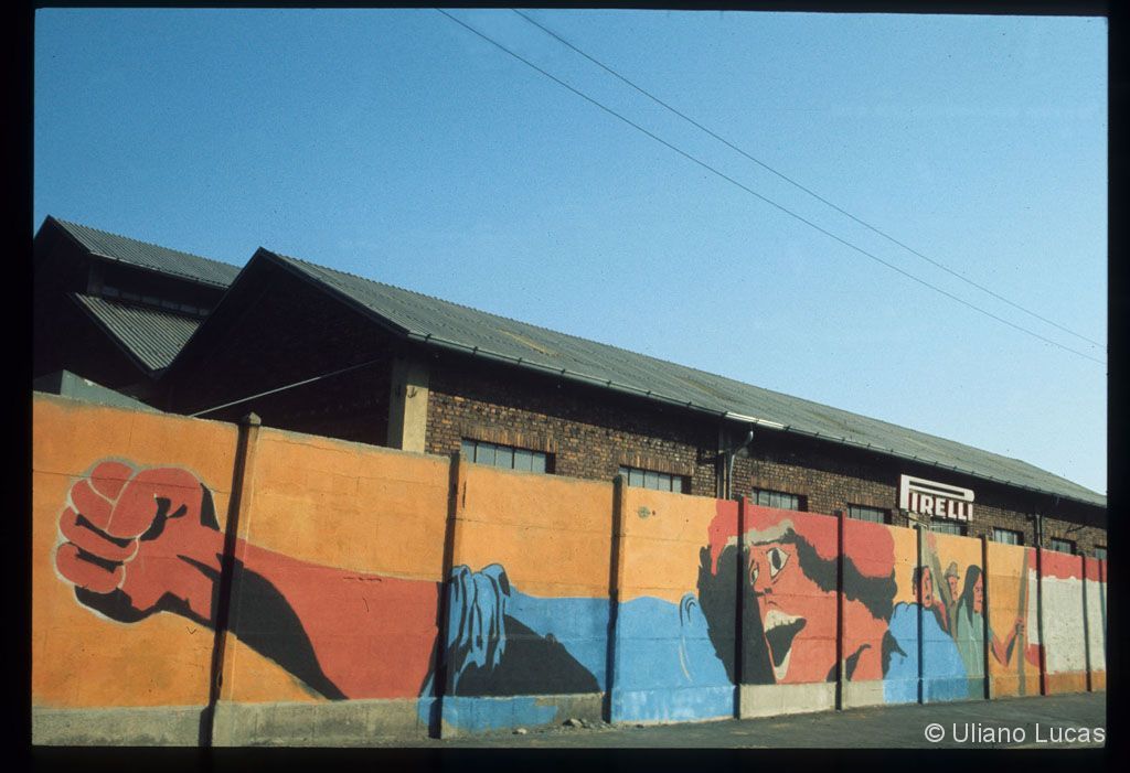 Murales raffigurante Angela Davis in viale Fulvio Testi, Milano, 1971 c.