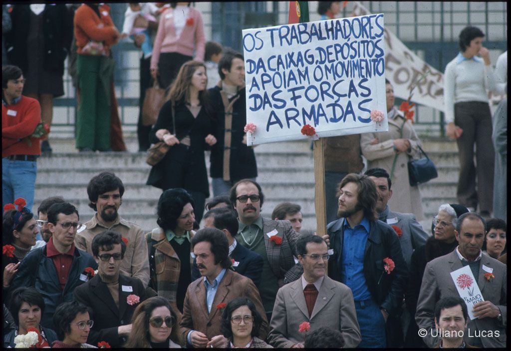 Manifestazioni in sostegno del movimento dei Capitani, Lisbona, aprile 1974