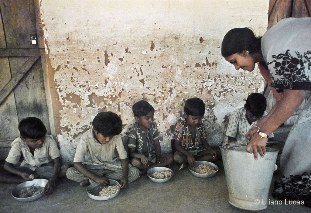 Orfanotrofio nei pressi di Puma, India, 1981
