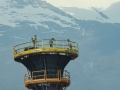 Cantieri per la costruzione dell'autostrada del Frejus, Val di Susa, 1991