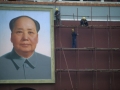 Il ritratto di Mao all'ingresso della Città Proibita in piazza Tian 'anmen, Pechino, 1999