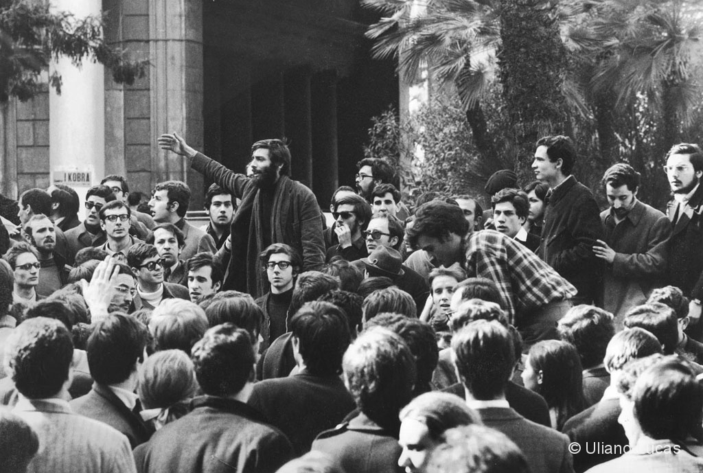 Occupation of the Academy of Fine Arts by the students, Rome, March 1968