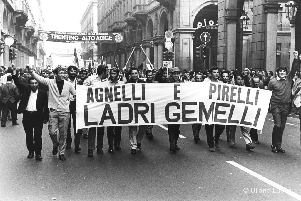 Metalworkers general strike, Turin, September 1969