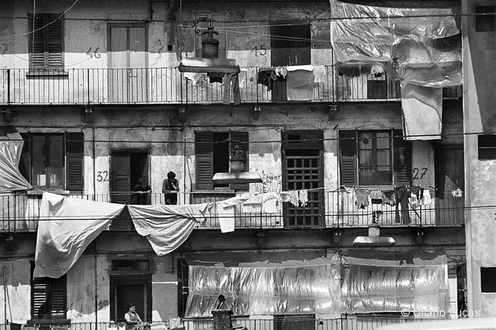 Tenements near Lodi street, Milan, c. 1975