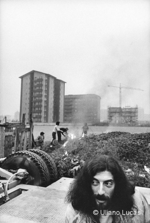 The singer Shel Shapiro, Sesto San Giovanni (Milan), 1973