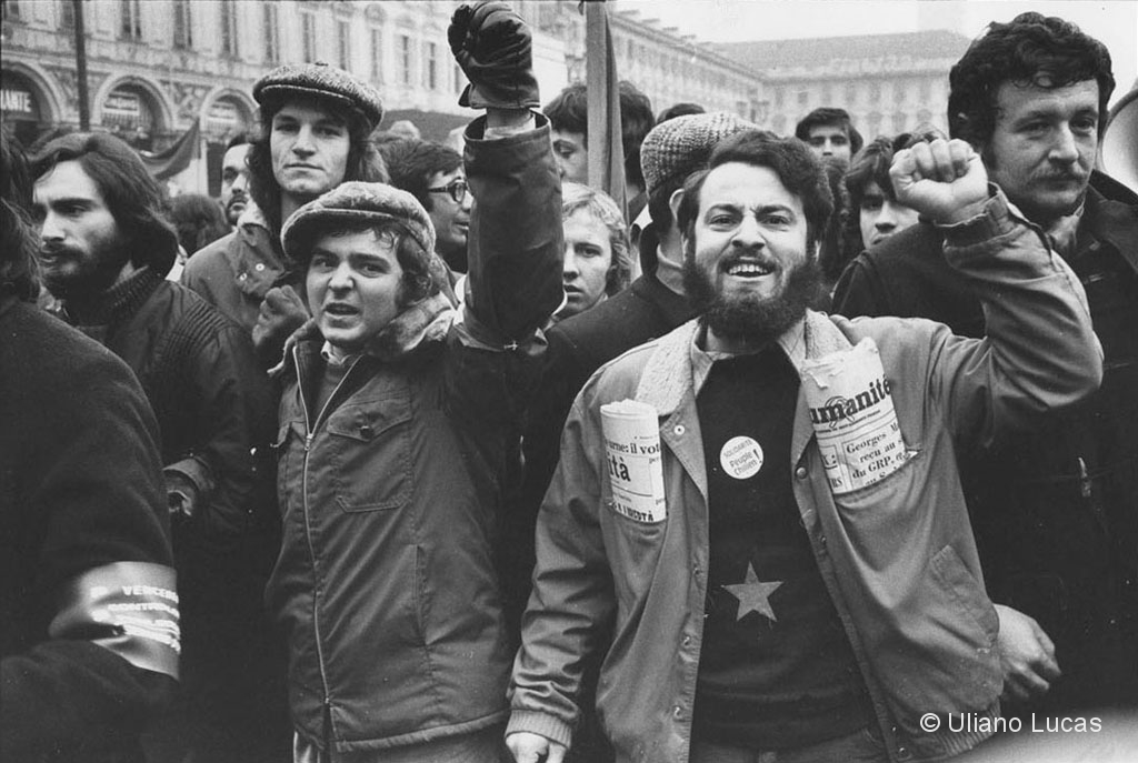 European demonstration of solidarity with Chile after the military coup, Turin, November 1973