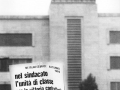 Metalworkers general strike at the gates of the Fiat Mirafiori factory, Turin, 1969