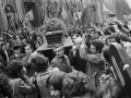 The funeral of Turi Toscano, leader of the Student Movement, who died in a car accident in Yugoslavia, Milan, March 1976