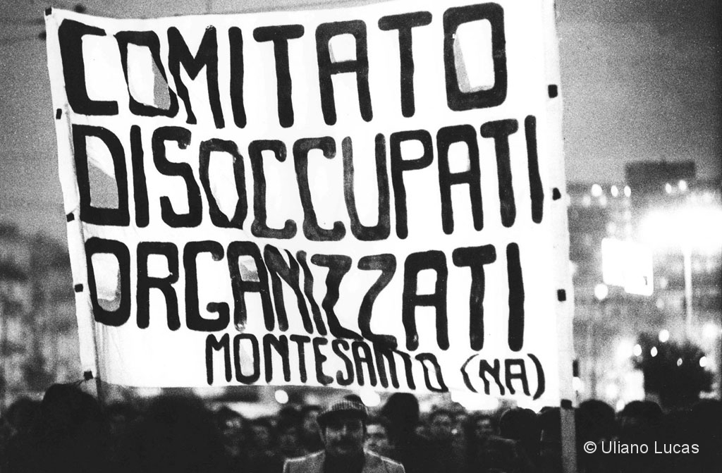Corteo dei disoccupati organizzati, Napoli, 1976