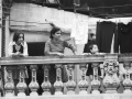 Famiglia di immigrati in una casa di largo IV Marzo nel centro storico di Torino, 1972