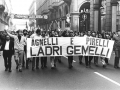 Sciopero generale dei metalmeccanici in via Roma, Torino, settembre 1969