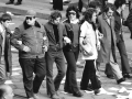 Corteo della "maggioranza silenziosa" in Via Pontaccio, Milano, 1971