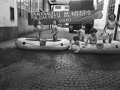 La fabbrica Santangelo durante l'occupazione, Milano, agosto 1973