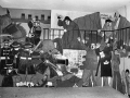 Il murales di Davide Danti "1898: la repressione di Bava Beccaris" nella sede della Quarta Internazionale, Milano, 1973 c.