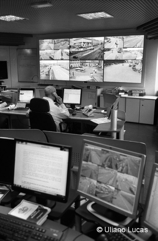 Sala controllo della polizia municipale di Genova, 2016