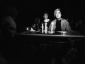 La scrittrice Susan Sontag a Sarajevo per una  rappresentazione teatrale, 1993