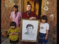 La famiglia di un comandante musulmano morto in guerra, Sarajevo, 1993
