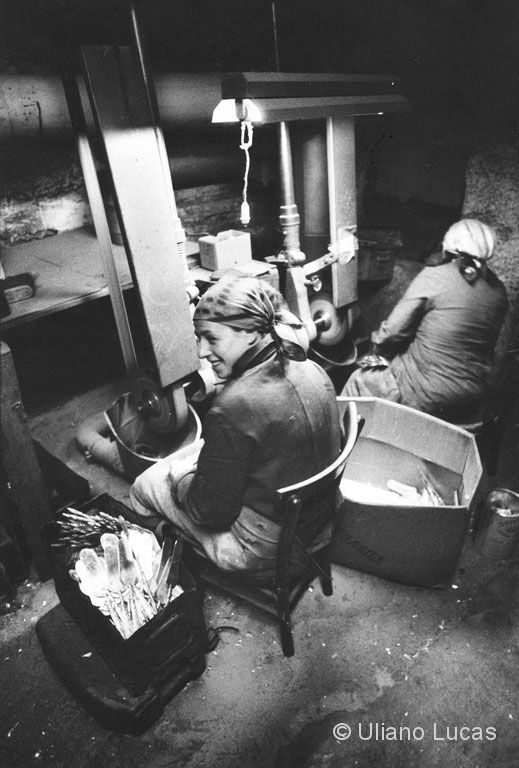 Small factory for the manufacture of cutlery, Lumezzano (Brescia) 1974 c.