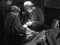 Delivery room at the hospital Macedonio Melloni, Milan, 2000
