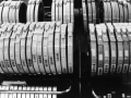 Memory tapes at the IBM plant, Vimercate (Milan), 1983