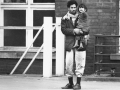 Maghreb emigrant near the station in Dusseldorf, 1976