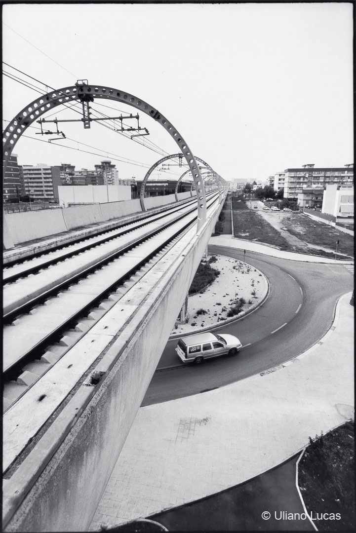 La rete delle ferrotranvie nel quartiere San Paolo, Bari, 2010
