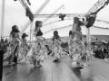 Indonesian folk dance performance during the Suq Festival in the Old Port, Genoa, June 23, 2014
