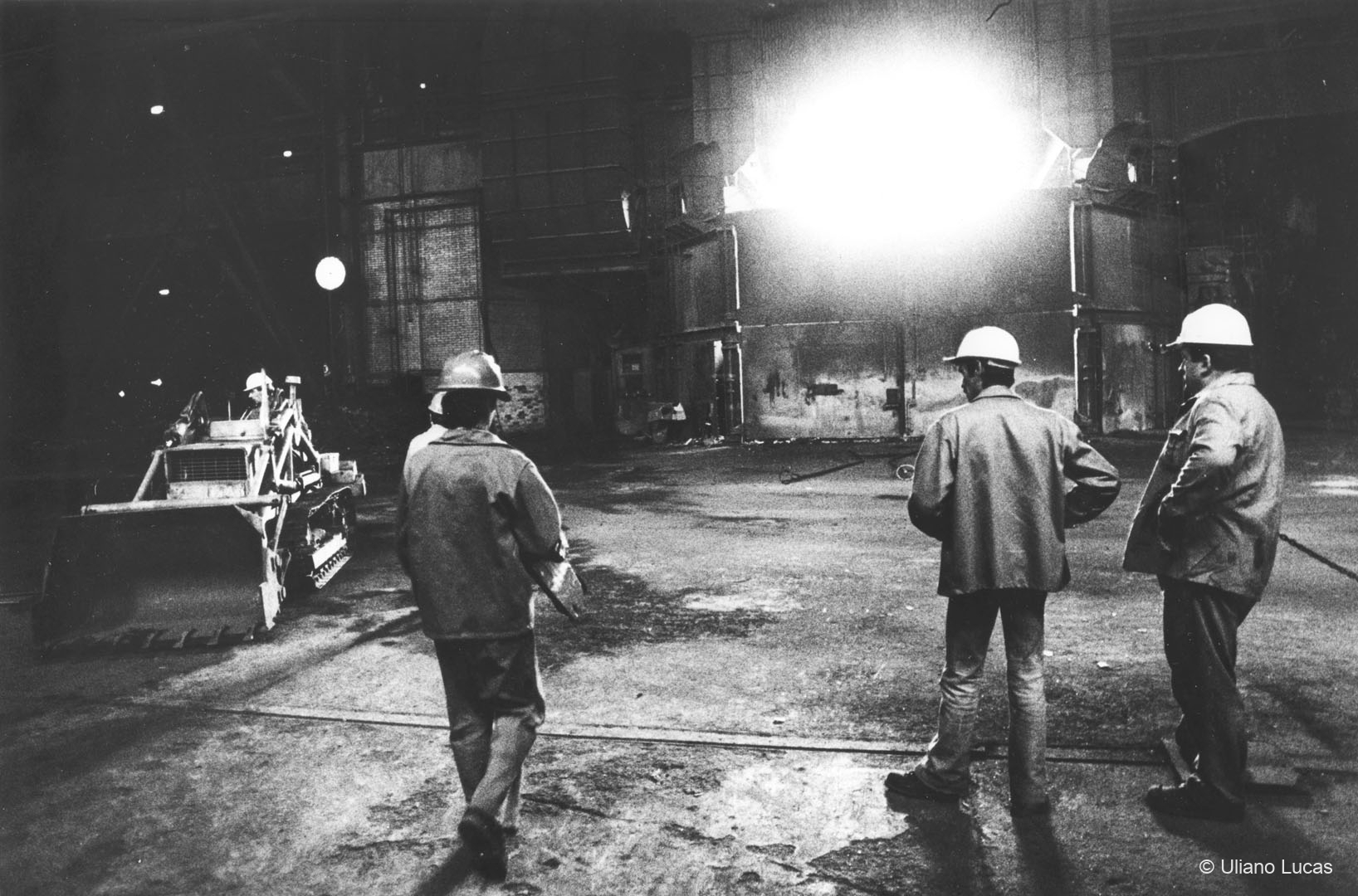 L'altoforno delle acciaierie Italsider, Taranto, 1980