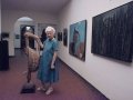 The art collector Peggy Guggenheim in the Foundation that bears her name in Palazzo Venier dei Leoni, Venice, 1977 c.