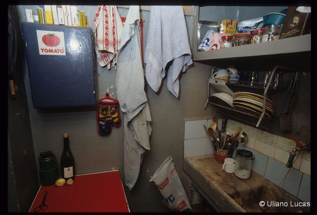 At Valentino Zeichen's home, Rome, 1991