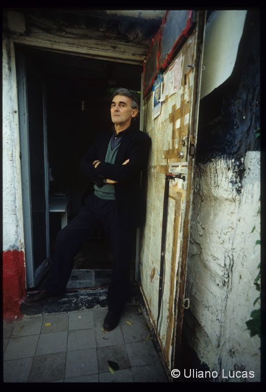 The poet Valentino Zeichen in his home, Rome, 1991