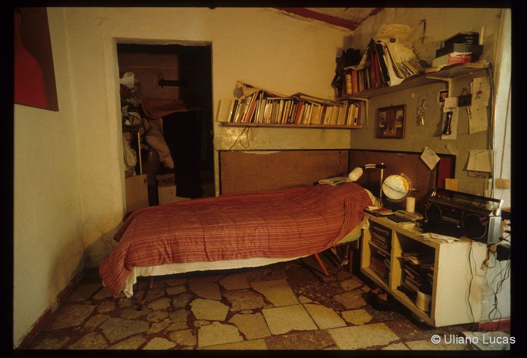 At Valentino Zeichen's home, Rome, 1991