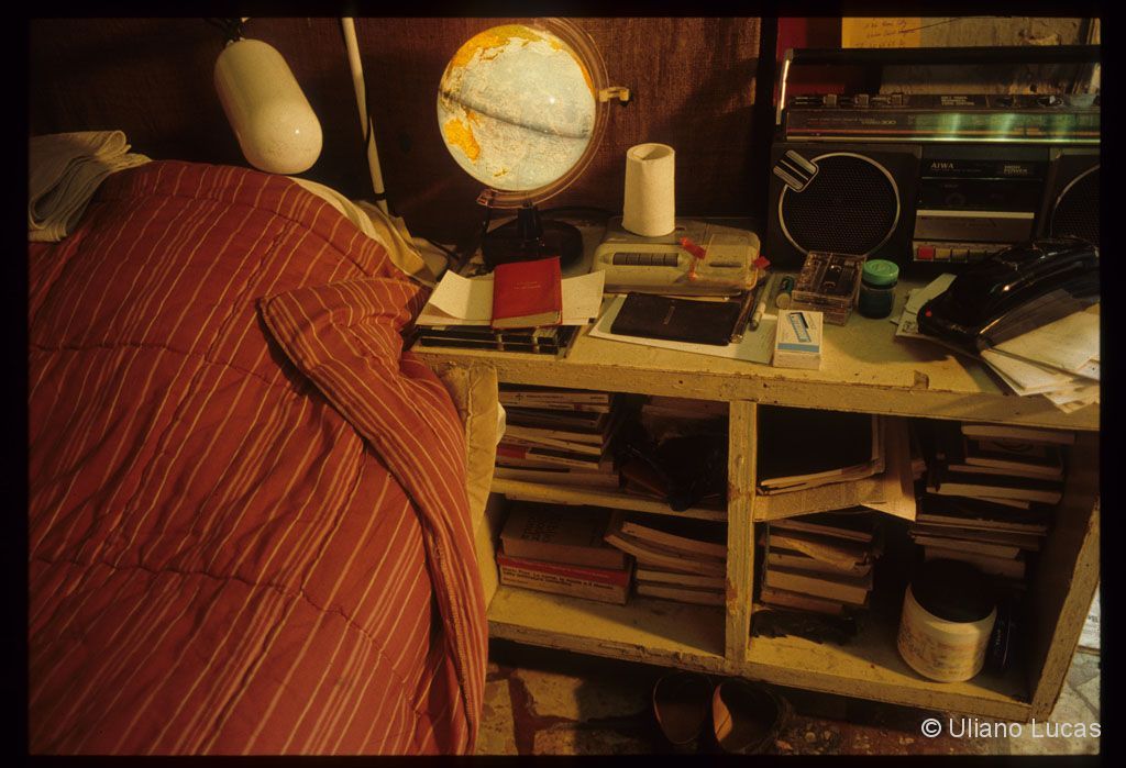 A casa del poeta Valentino Zeichen, Roma, 1991