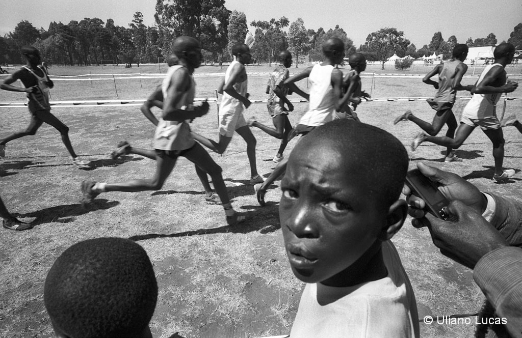 Durante le gare nel campo sportivo, Eldoret (Kenya), 2015